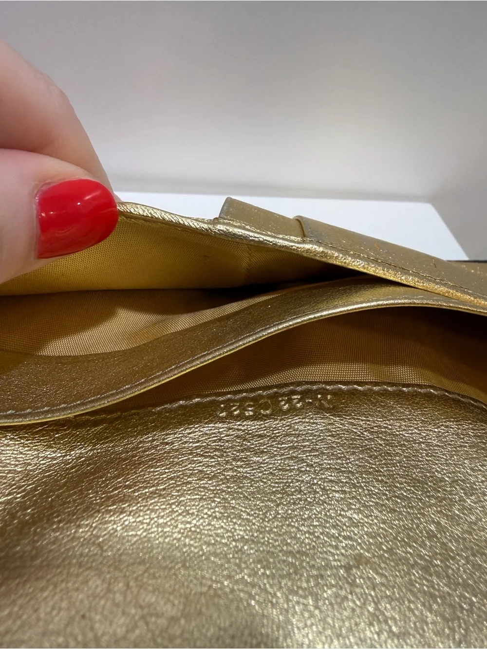 Salvatore Ferragamo Black Bow Studded Wallet